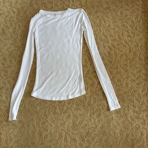 Woman’s white top